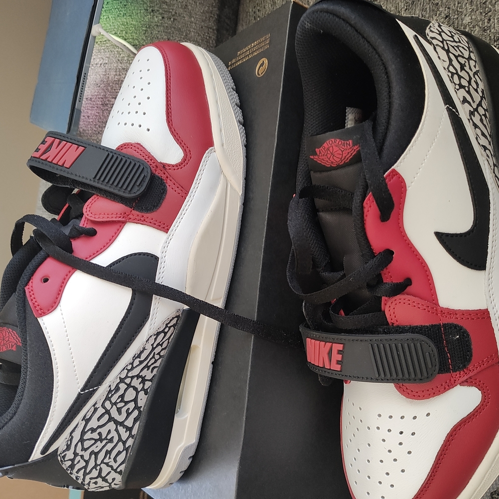 Nike Red and Black Sneakers